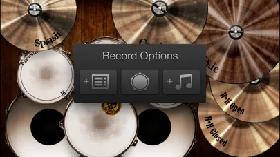 Capturas de tela do Drums! - A studio quality drum kit in your pocket