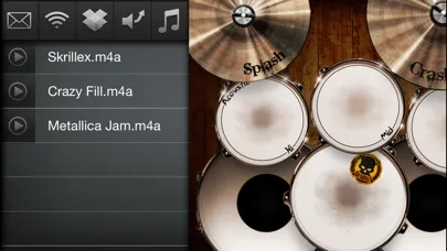 Capturas de tela do Drums! - A studio quality drum kit in your pocket