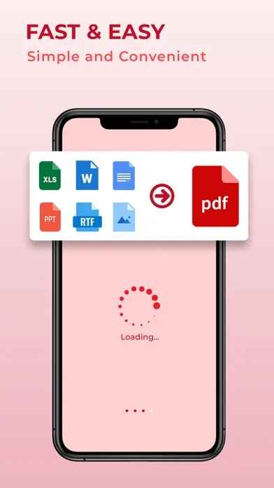 Tangkapan skrin PDF Converter : All Documents