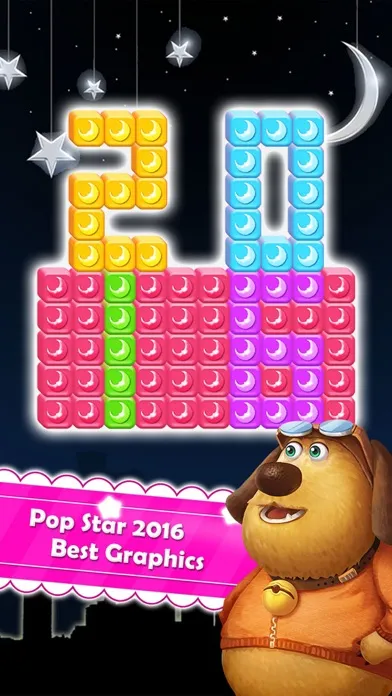 Capturas de pantalla de 消灭石头 Pop Stone - 消灭星星姊妹篇 Pop Star 快乐Star消消乐 天天星星爱消除
