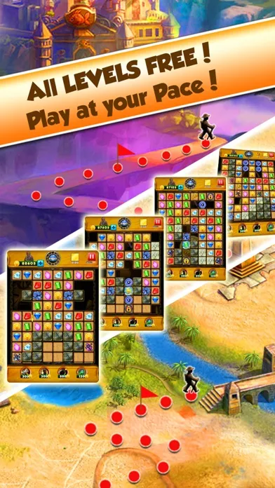 Super Jewel Mania 3 : Egypt Quest Match 3 Game Screenshots