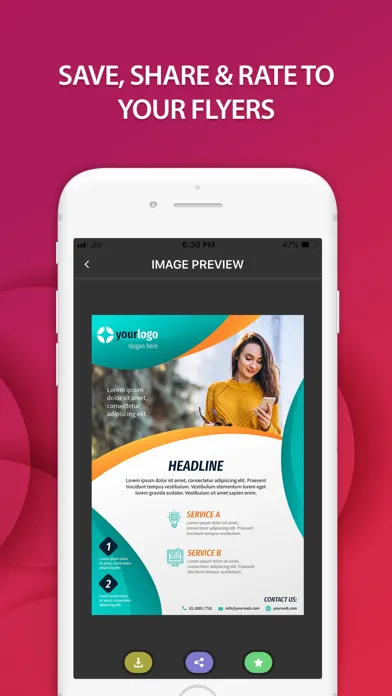 Flyers, Advertisement Maker. Screenshots
