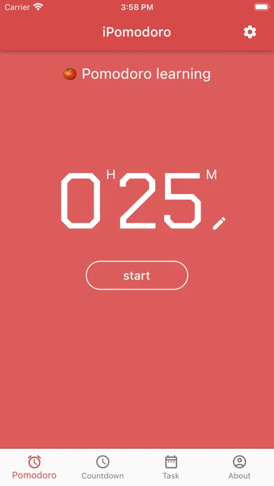 Zrzuty ekranu iPomodoro - Pomodoro