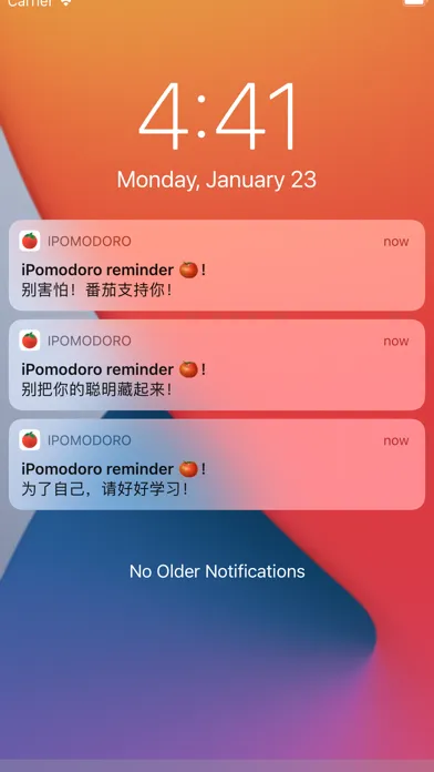 Zrzuty ekranu iPomodoro - Pomodoro