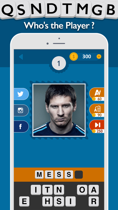 Tangkapan layar Footballers Quiz - Guess the Football Player