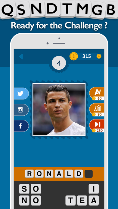 Tangkapan layar Footballers Quiz - Guess the Football Player