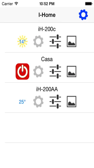 Скриншоты Termostato Wifi