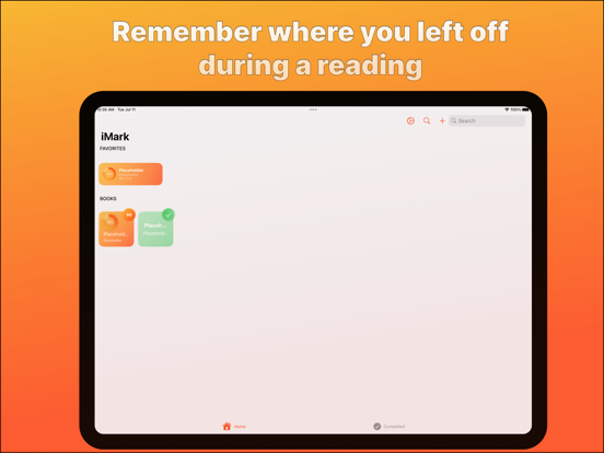 iMark - Digital Bookmarks iPad  स्क्रीनशॉट