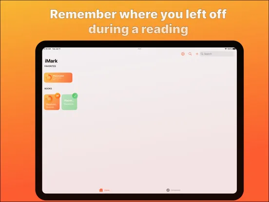 Capturas de pantalla de iMark - Digital Bookmarks iPad 