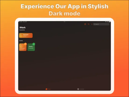 Capturas de pantalla de iMark - Digital Bookmarks iPad 