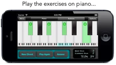 Captures d'écran de goodEar Chords - Ear Training