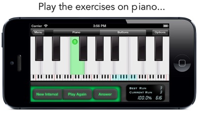 Captures d'écran de goodEar Intervals - Ear Training