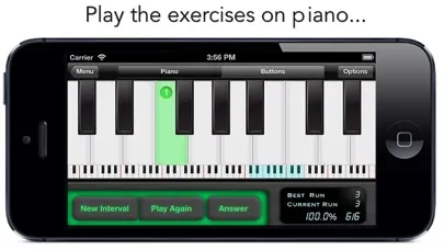 Tangkapan layar goodEar Intervals - Ear Training