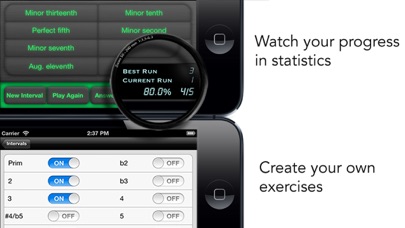 Captures d'écran de goodEar Intervals - Ear Training