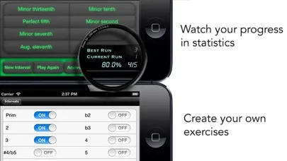 Tangkapan layar goodEar Intervals - Ear Training