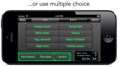 Captures d'écran de goodEar Intervals - Ear Training
