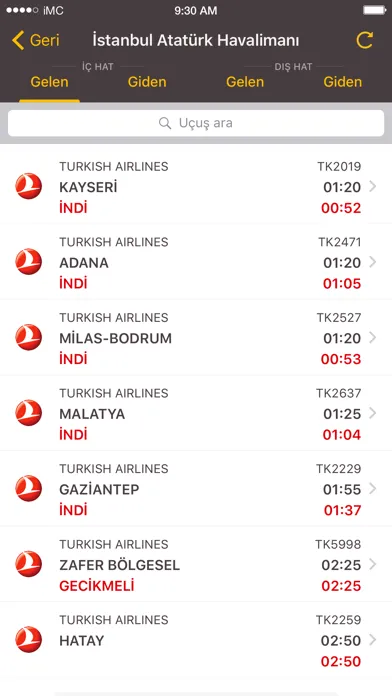 Zrzuty ekranu Havaalanı