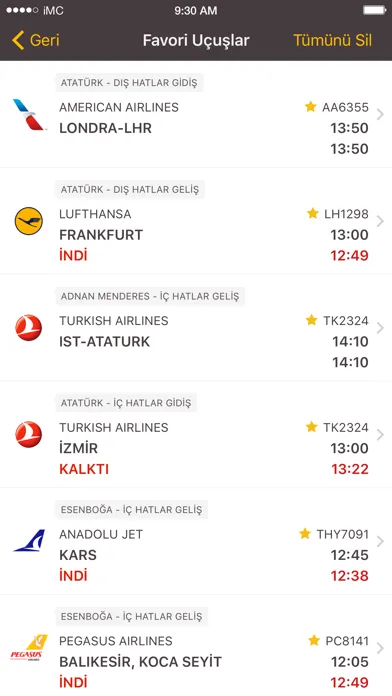 Zrzuty ekranu Havaalanı