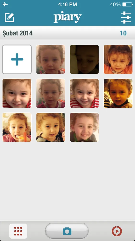 Tangkapan skrin Piary