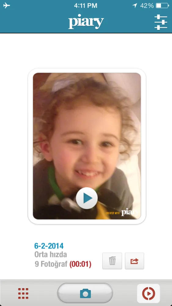 Tangkapan skrin Piary