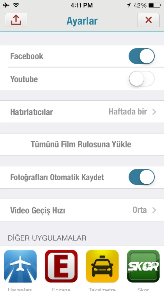 Tangkapan skrin Piary