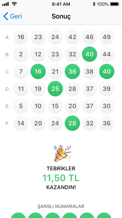 Sayısal Loto應用截圖