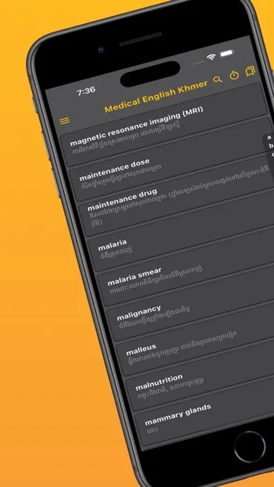 Capturas de pantalla de English Khmer Medical
