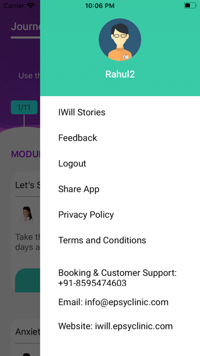 IWill - Your Support System Screenshots