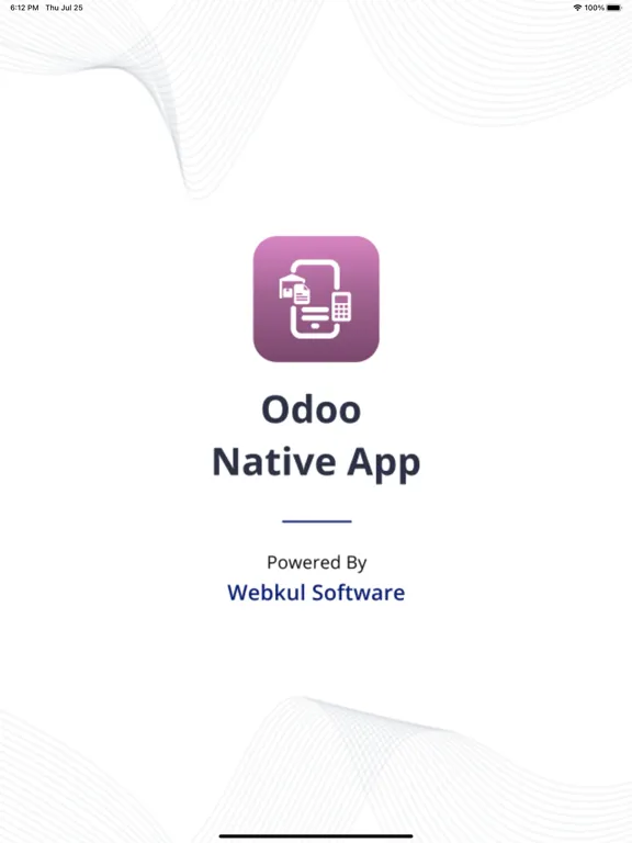 Odoo Native Mobile App iPad 应用截图