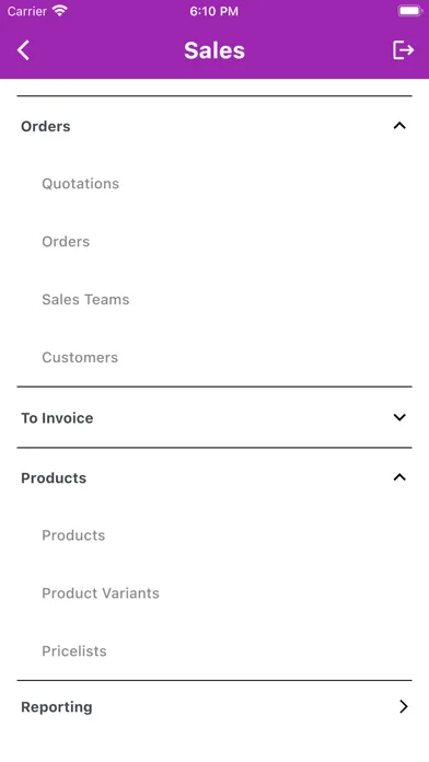 Odoo Native Mobile App应用截图