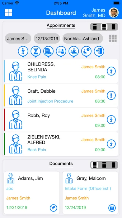 iEHR Screenshots