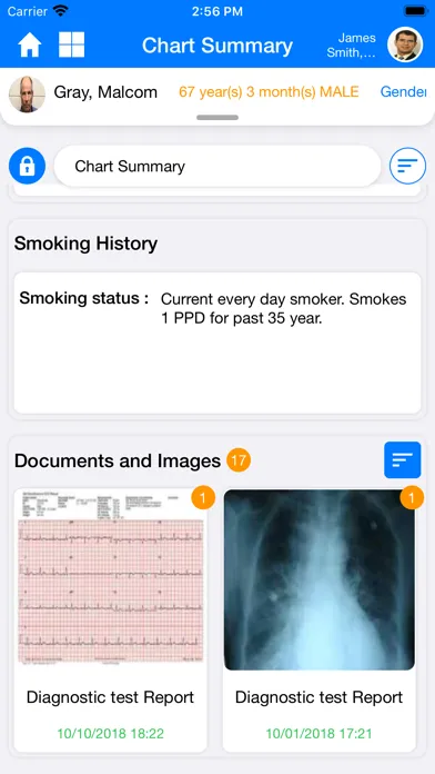 iEHR Screenshots