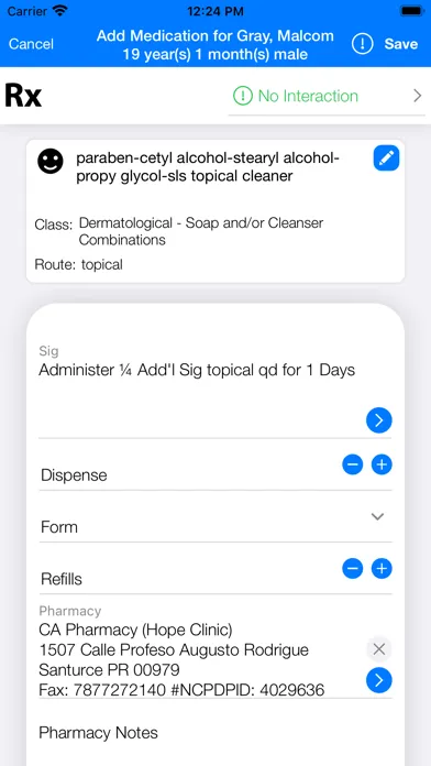 iEHR Screenshots