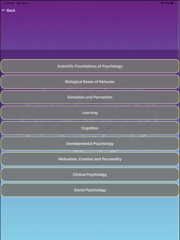صور iScore5 AP Psych iPad 