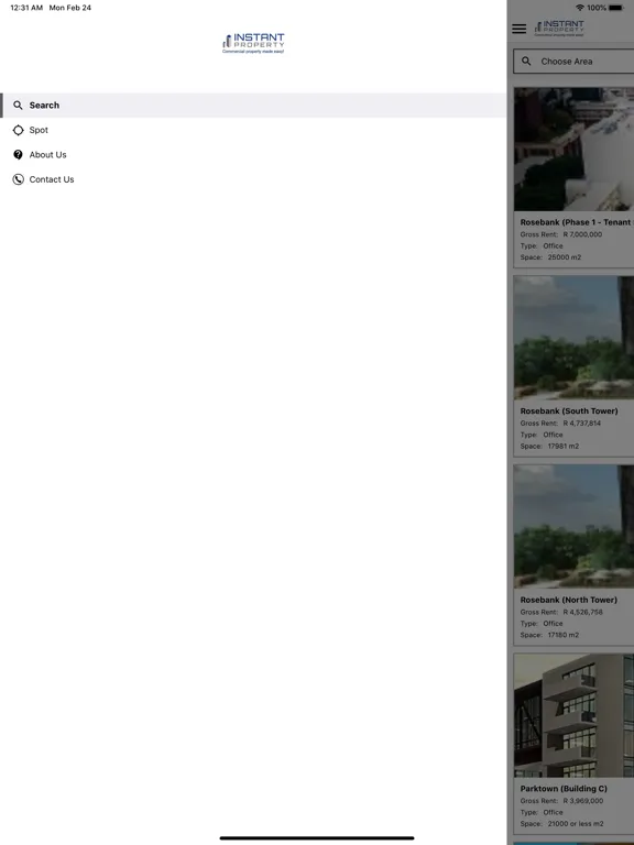 Captures d'écran de Instant Property iPad 