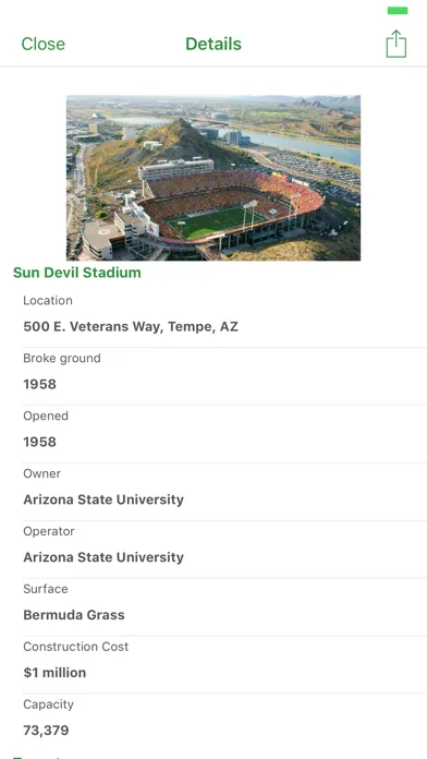 ภาพหน้าจอของ Stadiums of Pro Football