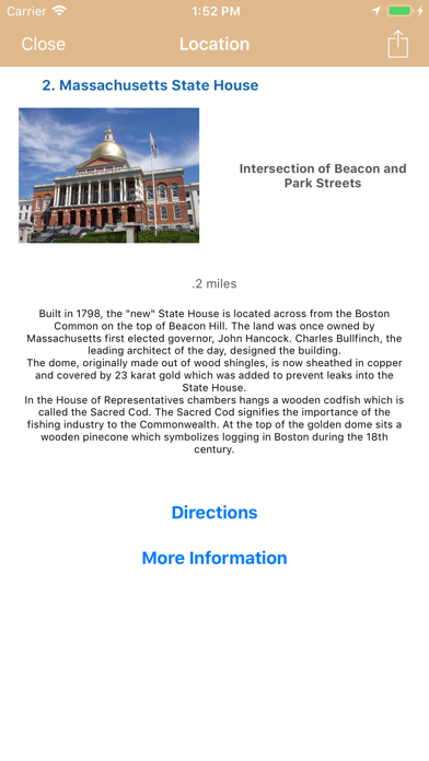 Capturas de tela do Freedom Trail - Boston