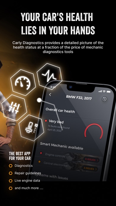 Screenshot di Carly — OBD2 car scanner