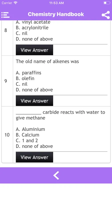 Tangkapan layar Handbook Of Chemistry