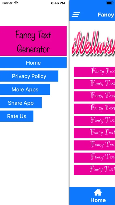New Fancy Text Generator سکرین شاٹس