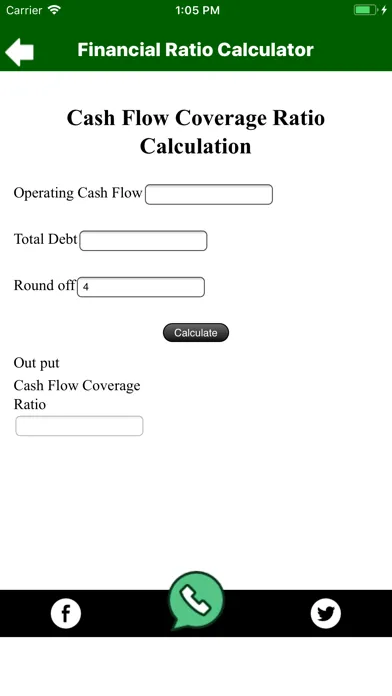 Capturas de pantalla de Financial Ratio Calculator