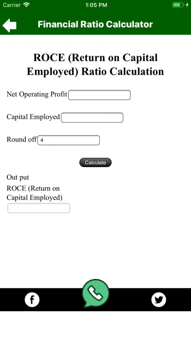 Capturas de pantalla de Financial Ratio Calculator