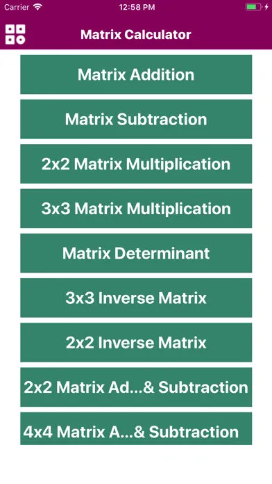 Calculator Of Matrix应用截图