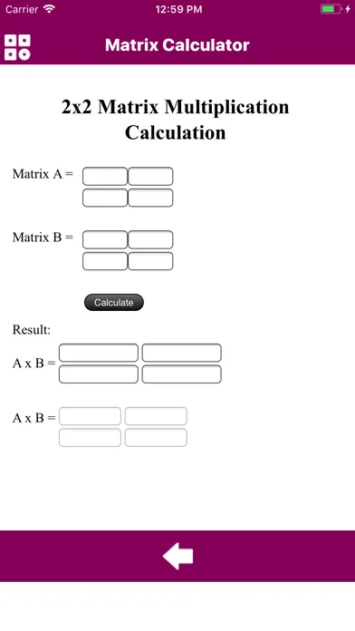 Calculator Of Matrix应用截图