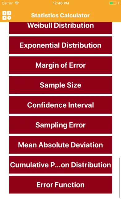 Calculator Of Statistics Ekran Görüntüleri
