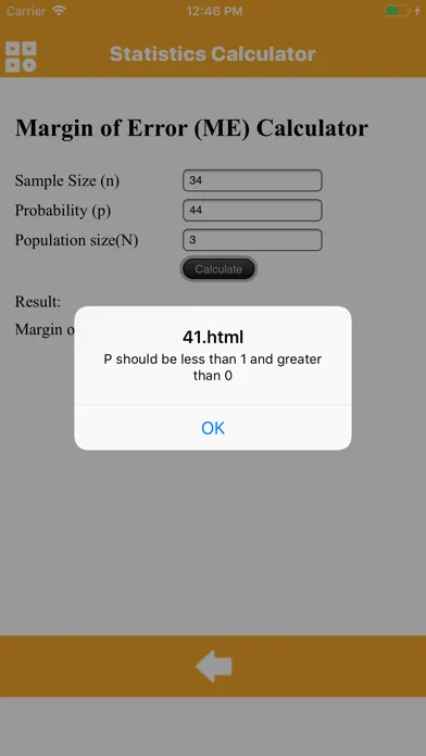 Calculator Of Statistics Ekran Görüntüleri