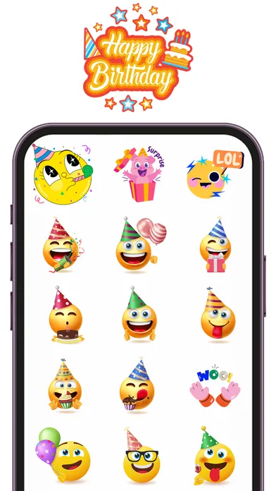 Happy B'Day Stickers & Emojis Screenshots