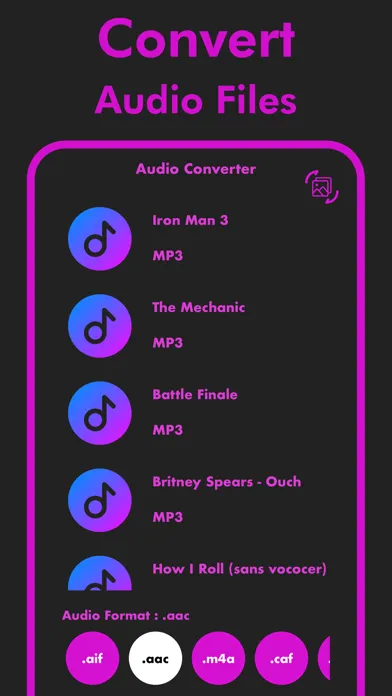 Ảnh chụp màn hình của Media File Format Converter