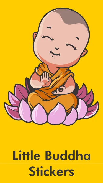 صور Little Buddha Stickers