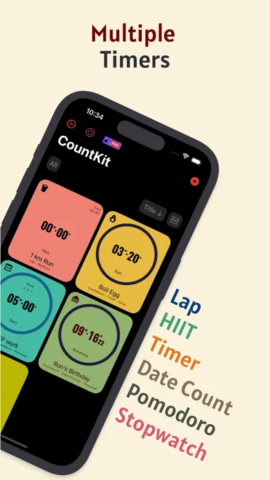 تصاویر Multitimer Countdown: CountKit